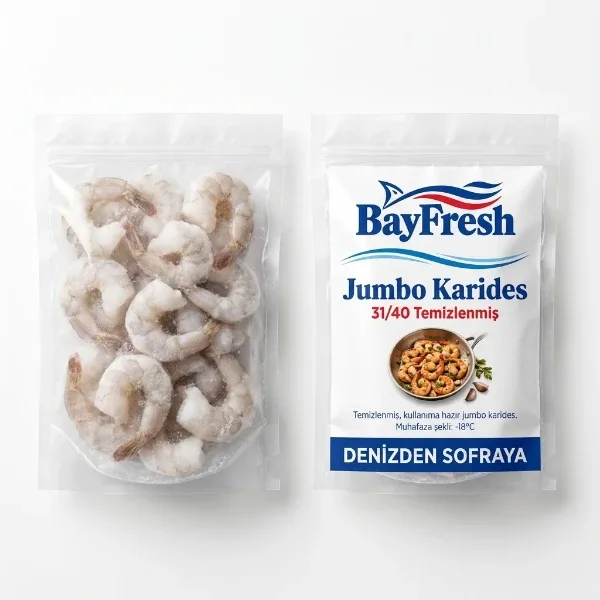 Jumbo Karides 31/40 Temizlenmiş